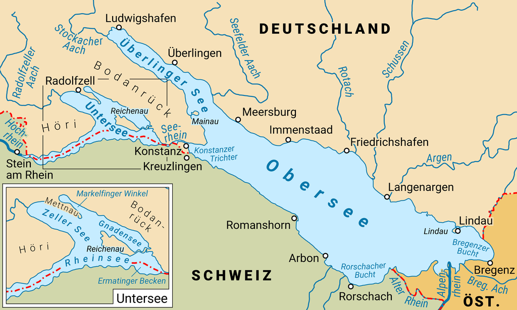 Bodensee Karte