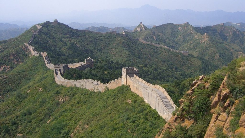 Chinesische Mauer im Norden Chinas