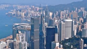 Hongkong Central Skyline
