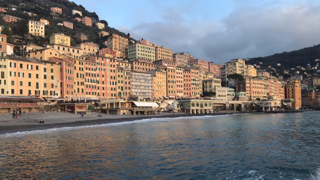 Camogli an der ligurischen Küste bei Genua