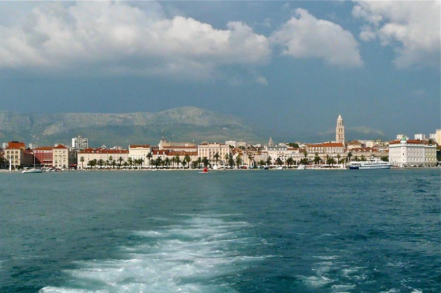 Die Hafenstadt Split in Dalamatien