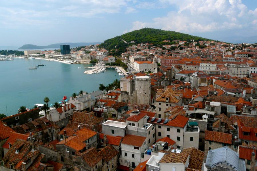 Diokletianspalast in der Hafenstadt Split 