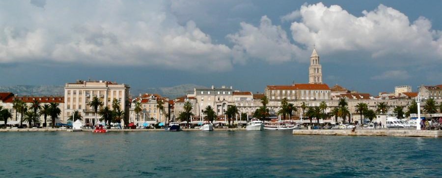 Diokletianspalast in der Hafenstadt Split