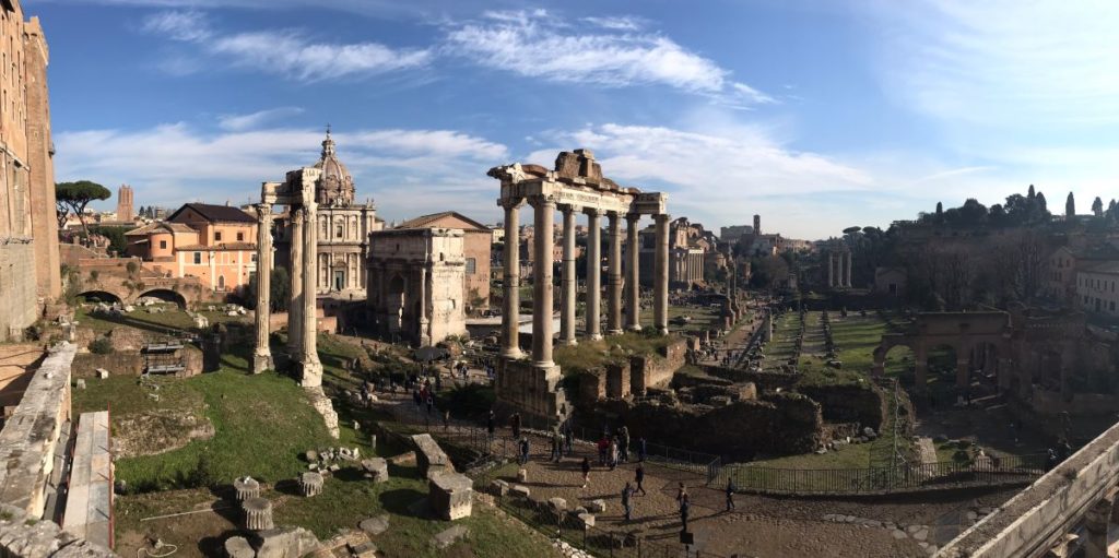 Antikes Rom mit Forum Romanum