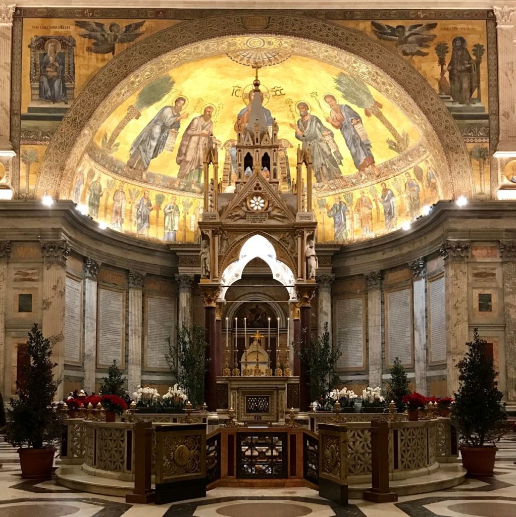 Altar und Grab des Apostels Paulus in der Paulskirche