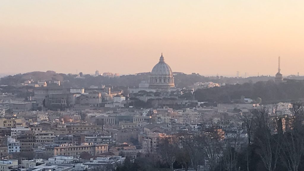 Skyline des Vatikans in Rom