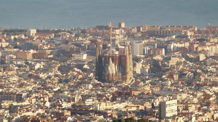 Gaudís Kathedrale Sagrada Família in Barcelona