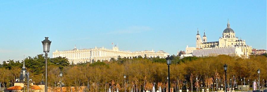 Königlicher Palast Palacio Real in Madrid
